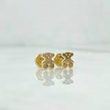 Topos Oso TS 0.45gr / 5mm Lisos Oro Amarillo 18K *