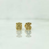 Topos Oso TS 0.45gr / 5mm Lisos Oro Amarillo 18K *