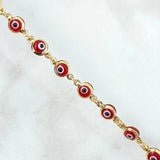 Pulso Ojo Turco 3.8 g / 7 1/2 in / 4.75 mm Oro Amarillo 18K