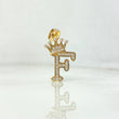 Pendant Crown Letter F 1.65gr / 2.5cm / 18K Yellow Gold