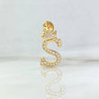 Pendant Crown Letter S 1.7gr / 2.5cm / 18K Yellow Gold