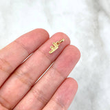 Pendant Letter F Polished 0.55gr / 1.4cm / Yellow Gold
