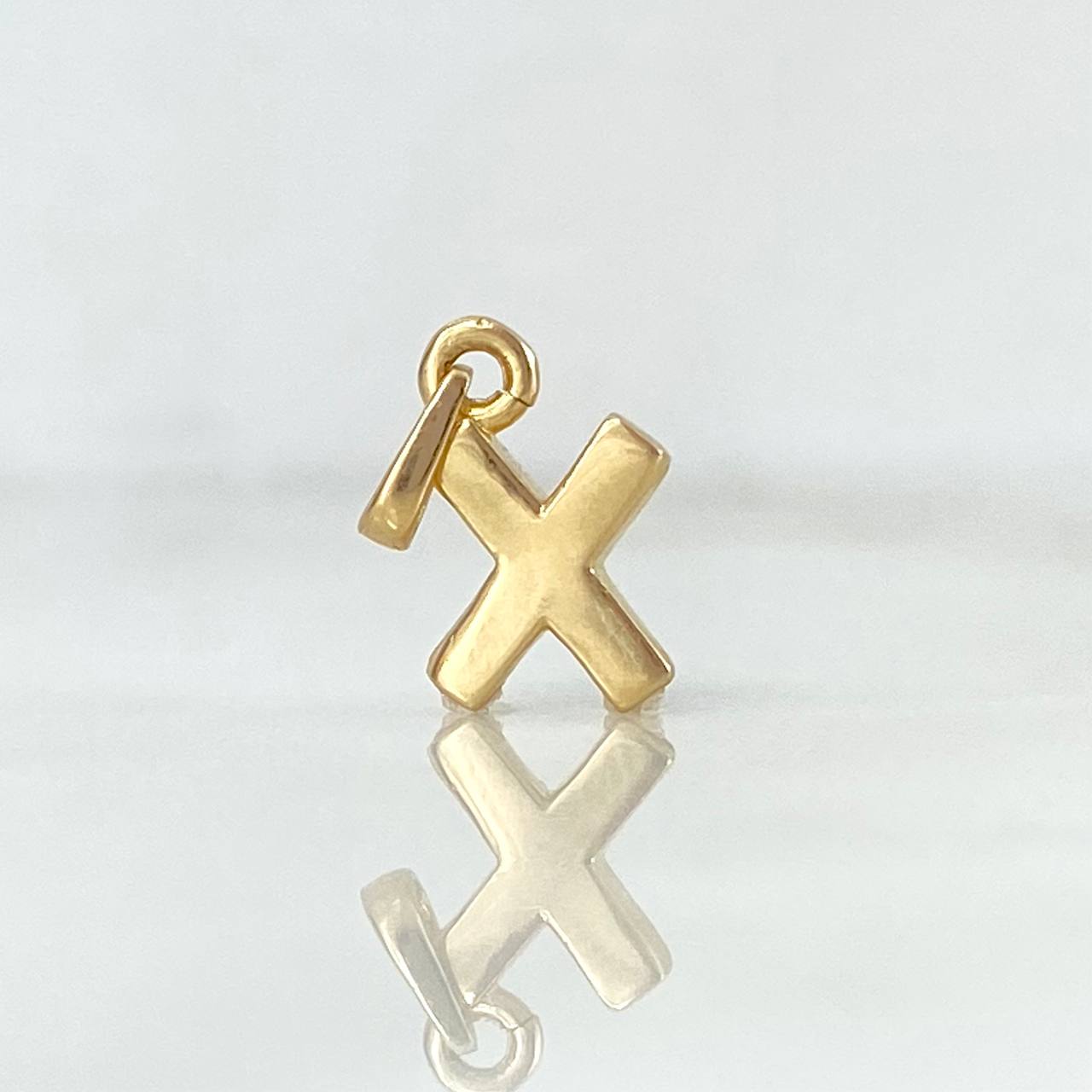Pendant Letter X Polished 0.55gr / 1.4cm / Yellow Gold