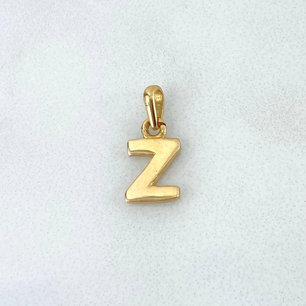 Pendant Letter Z Polished 0.7gr / 1.4cm / Yellow Gold