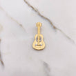 Pendant Guitar 3.5gr / 3.3cm / White Zircons Yellow Gold $