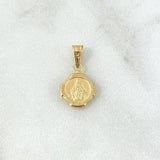 Pendant Miraculous Virgin Medal 0.5gr / 1.7cm / Stamped Yellow Gold ©
