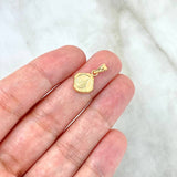Pendant Miraculous Virgin Medal 0.5gr / 1.7cm / Stamped Yellow Gold ©