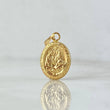 Dije Santisima Trinidad 0.6gr / 2cm / Troquelado Oro Amarillo