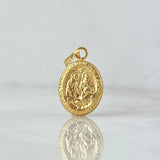 Dije Santisima Trinidad 0.6gr / 2cm / Troquelado Oro Amarillo