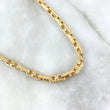 Rustic Tribal Chain 23.9gr / 60cm / 5mm Textured Yellow Gold Point +3 ©