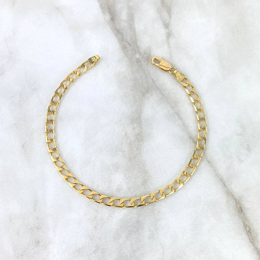 Bracelet Panzer 6.6gr / 17.5cm / 4.2mm Yellow Gold +1 18K *
