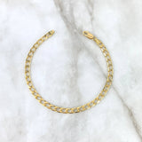 Bracelet Panzer 6.6gr / 17.5cm / 4.2mm Yellow Gold +1 18K *