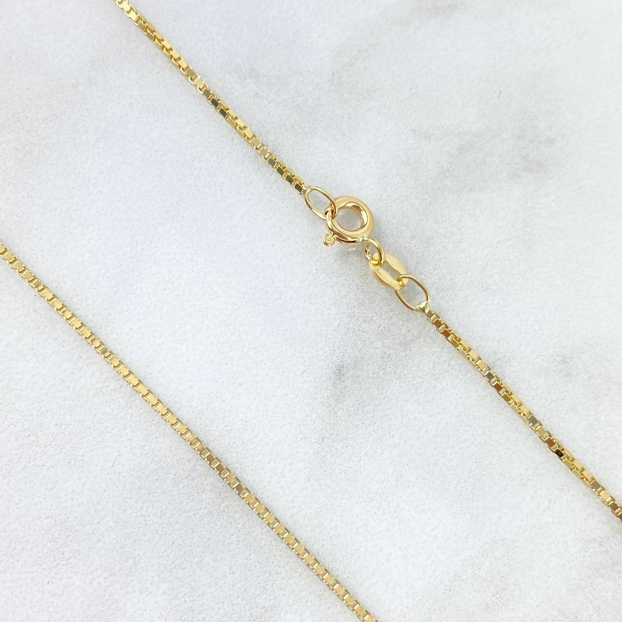 Cadena Veneciana 5.5gr / 60cm / 1.2mm Oro Amarillo +3 ©