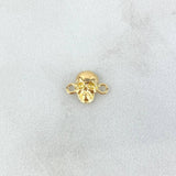 Charm Skull 0.5gr / 1cm / Yellow Gold ©