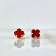 Topos Trébol VCyA 1.95gr / 0.8cm / Ámbar Rojo Lisa Oro Amarillo Nac.Esp.