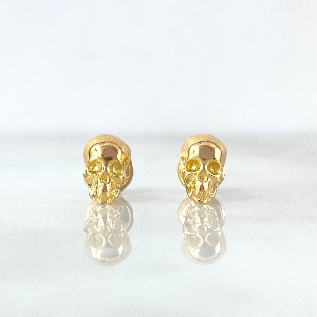 Topos Calavera 1.2gr / 8mm Oro Amarillo 18K