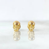 Skull Stud Earrings 1.2gr / 18K Gold