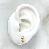 Topos Calavera 1.25gr / 8mm Oro Amarillo 18K ©