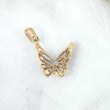 Pendant Butterfly 1.35gr / 2.3cm / Double Two Yellow White Gold ©