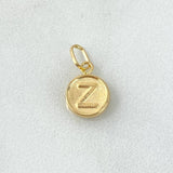 Dije Letra Z 0.35gr / 1.5cm / Doble Faz Oro Amarillo