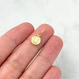 Pendant Letter U 0.35gr / 1.5cm / Double Sided Yellow Gold