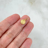 Pendant Letter O 0.35gr / 1.5cm / Double Sided Yellow Gold