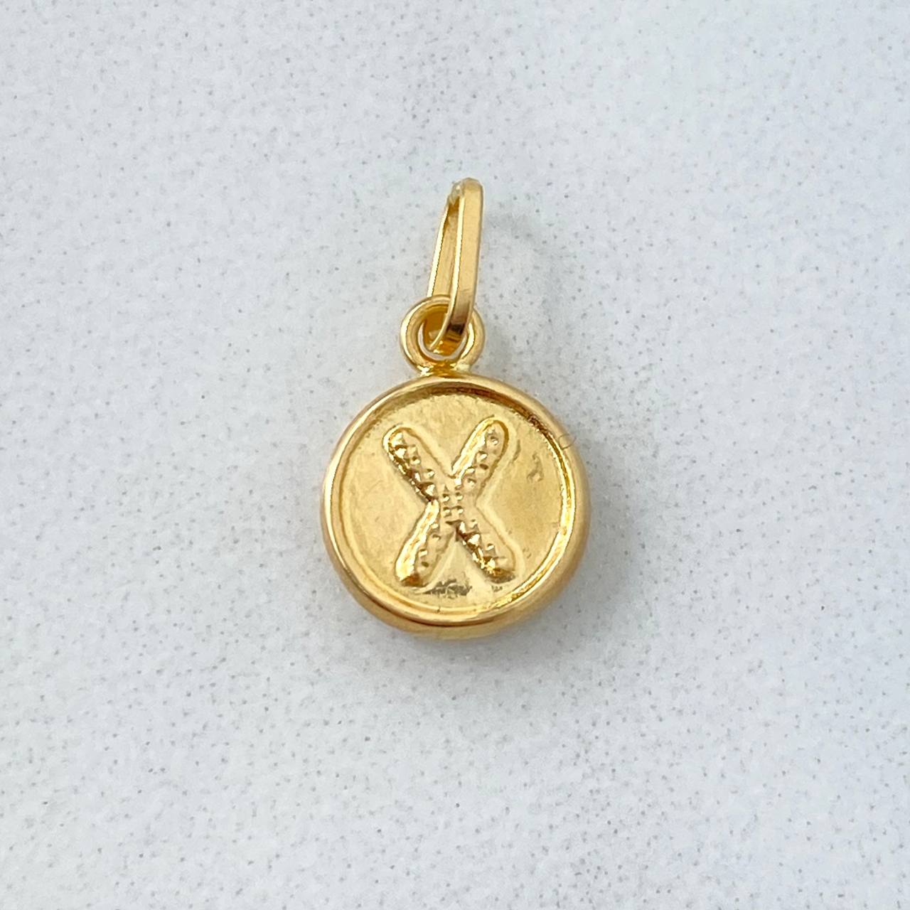 Pendant Letter X 0.35gr / 1.5cm / Double Sided Yellow Gold