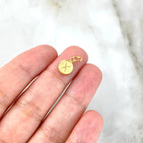 Pendant Letter X 0.35gr / 1.5cm / Double Sided Yellow Gold