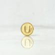 Charm Letter U 0.25gr / 0.8cm / Double Sided Yellow Gold