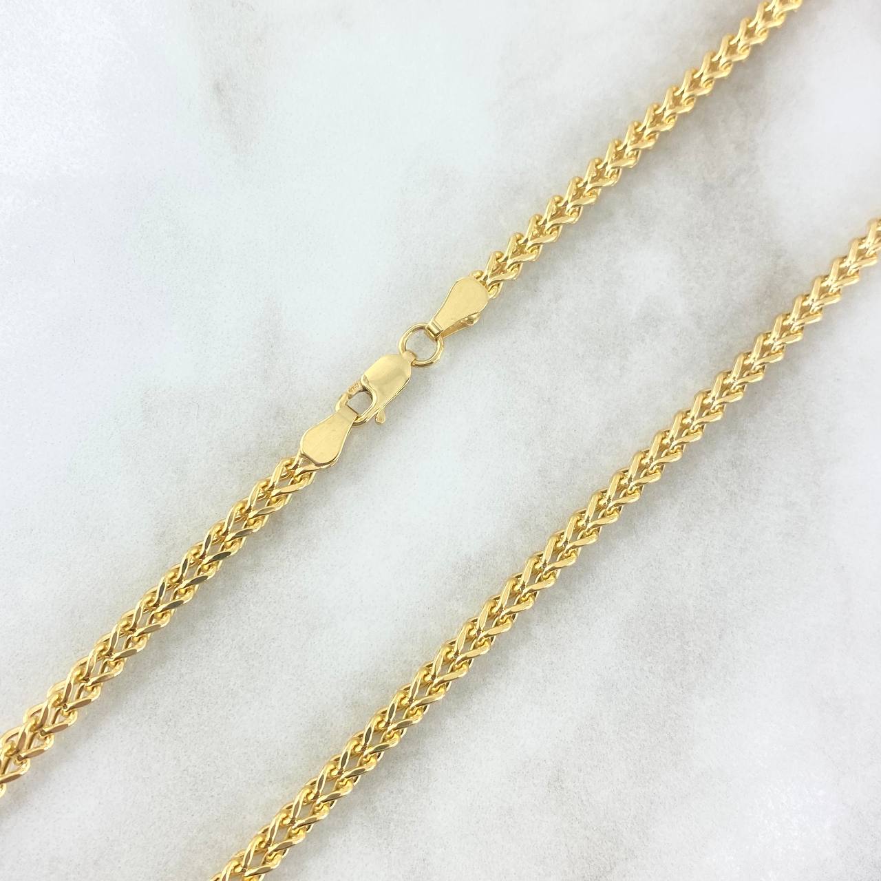 Franco Chain 14.6gr / 23.6in / 18K Gold +3$