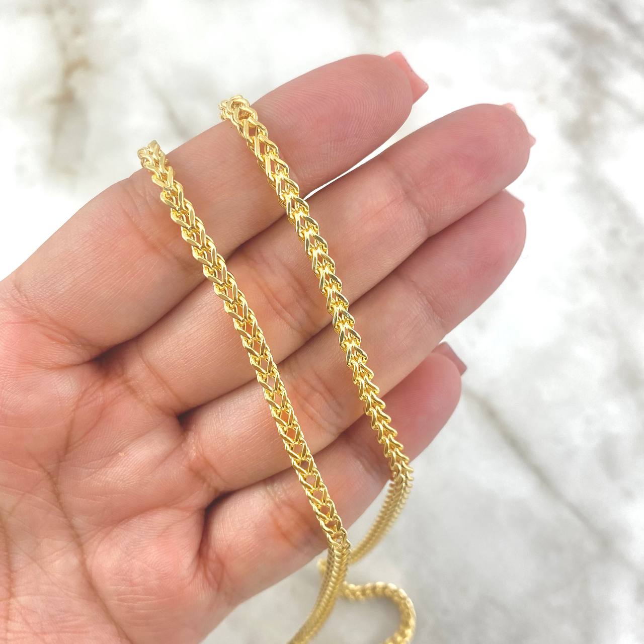 Franco Chain 14.6gr / 23.6in / 18K Gold +3$