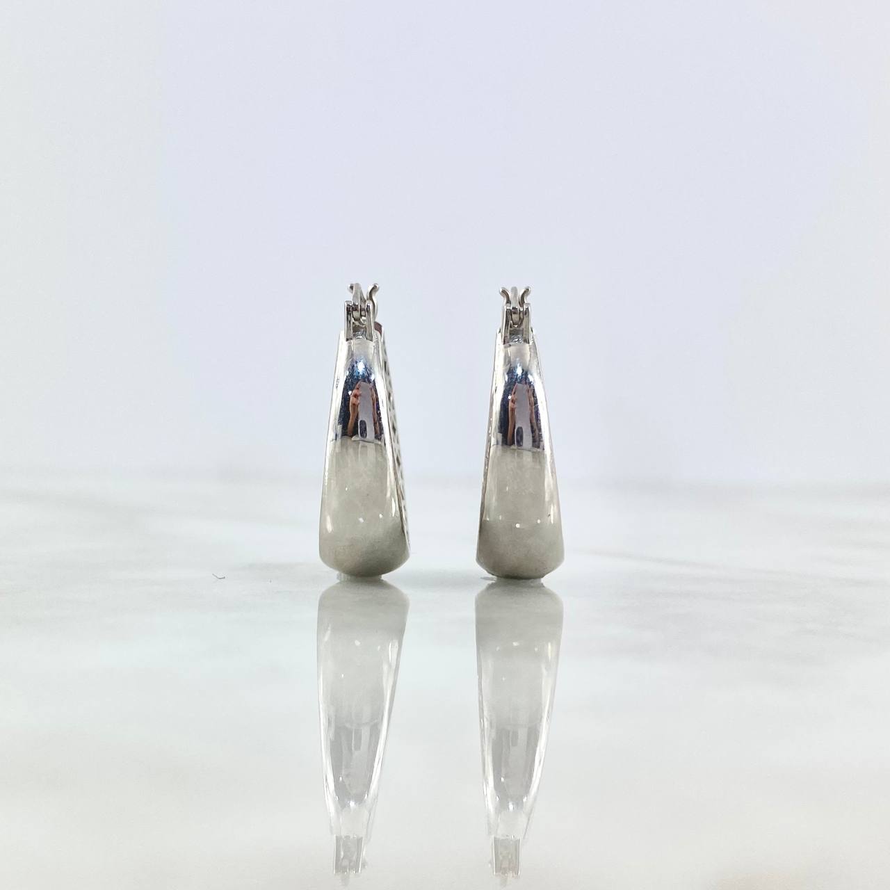 Hoop Earrings Altair 8.1gr / 2.6cm / White Gold ©