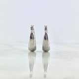Hoop Earrings Altair 8.1gr / 2.6cm / White Gold ©