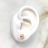 Topos Bola Diamantada 0.7g / in / 6mm Oro Rosa 18K