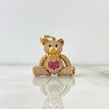 Dije Oso Articulado Corazón 8.2gr / 1 1/2 in / Oro Amarillo 18K