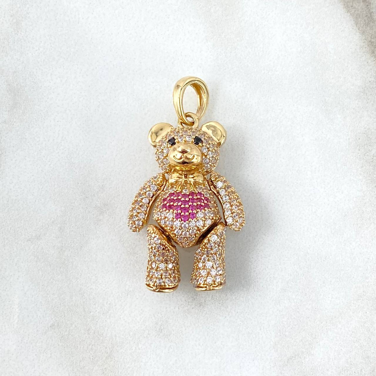 Dije Oso Articulado 14.25 g / 1 1/2 in Oro Amarillo 18K