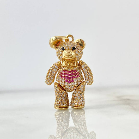 Dije Oso Articulado 14.25 g / 1 1/2 in Oro Amarillo 18K