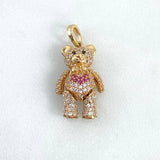 Oso Articulado 5.6gr / 2.8cm / Oro 18K *