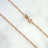 Figaro Chain 1.4gr / 45cm / 1.5mm Rose Gold +1 ©
