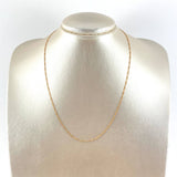 Figaro Chain 1.4gr / 45cm / 1.5mm Rose Gold +1 ©