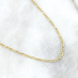 Figaro Chain 2.1 g / 19 3/4 in / 1.85 mm 18K Yellow Gold