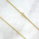 Cadena Veneciana 2.55gr / 40cm / 1mm Oro Amarillo +3 18K ©
