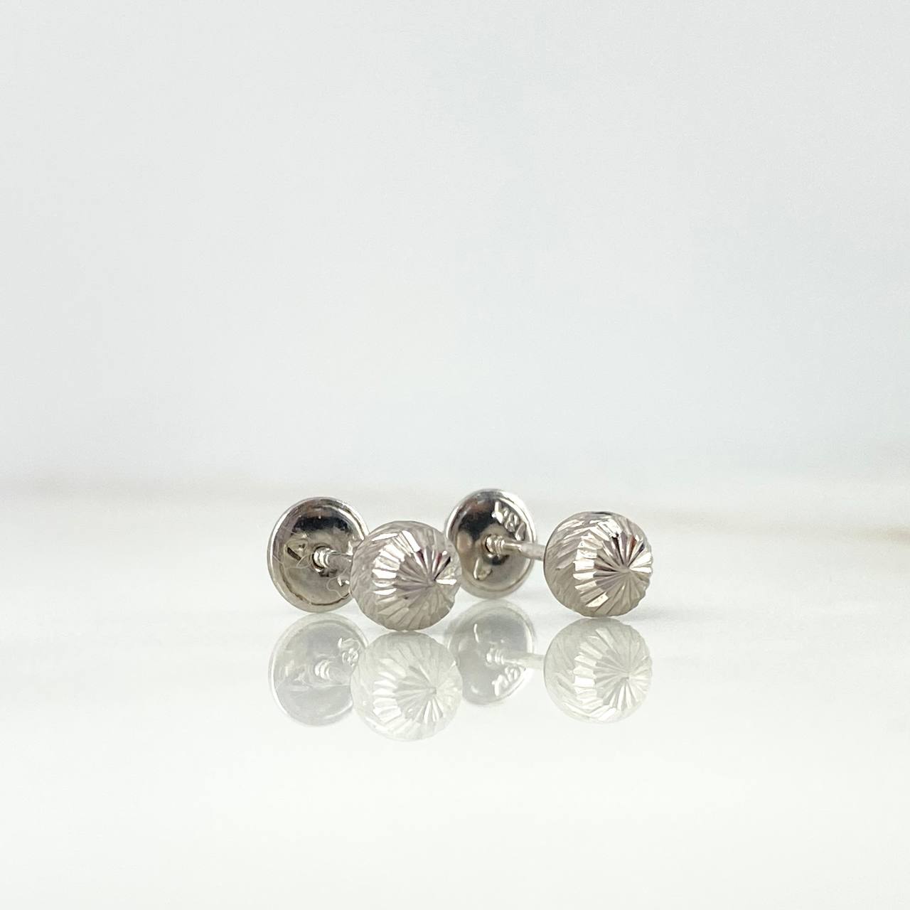 Topos Bola Diamantada 0.6 g / in / 5 mm Oro Blanco 18K