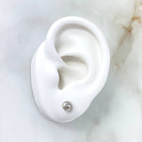 Topos Bola Diamantada 0.6 g / in / 5 mm Oro Blanco 18K