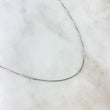 Cadena Veneciana 2.1gr / 15 3/4 in / 0.9mm Oro Blanco +3 18K *