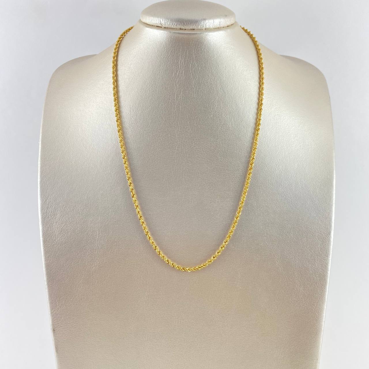 Rope Chain 4.85gr / 60cm / 2.7mm Yellow Gold +3 18K