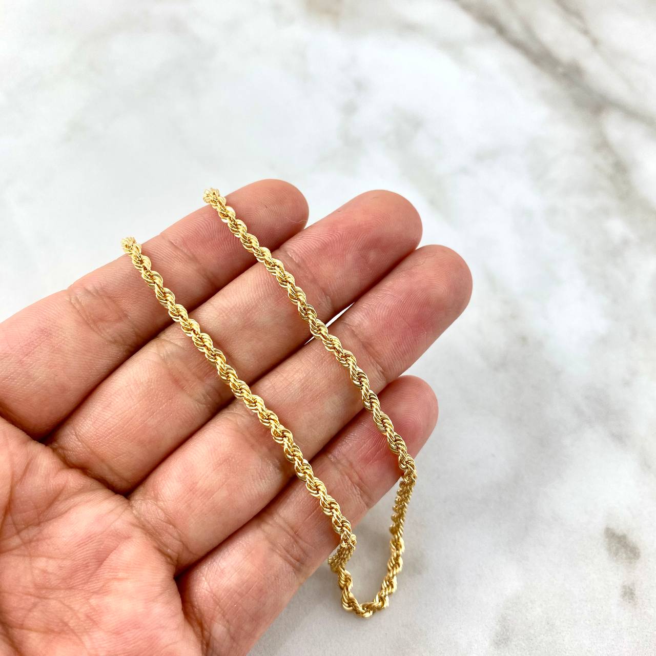 Rope Chain 4.9gr / 60cm / 2.7mm Yellow Gold +3 18K *