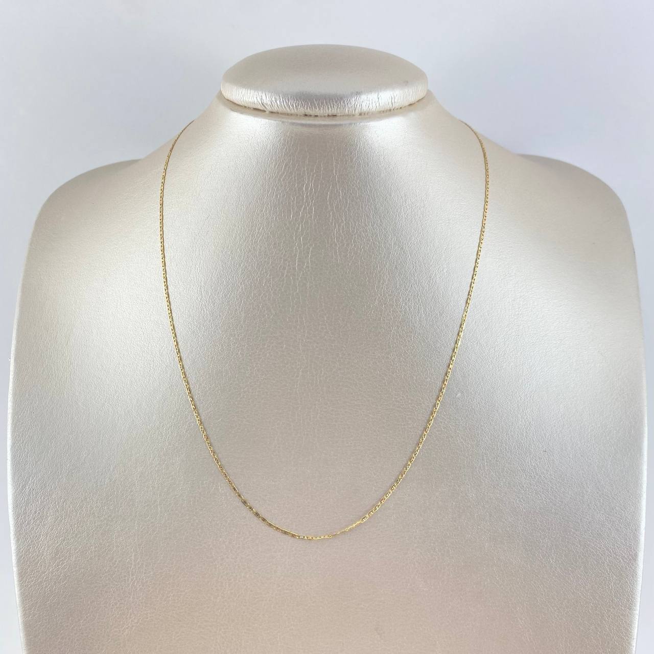 Flat Anchor Chain 1.55gr / 45cm- +3 18K Gold