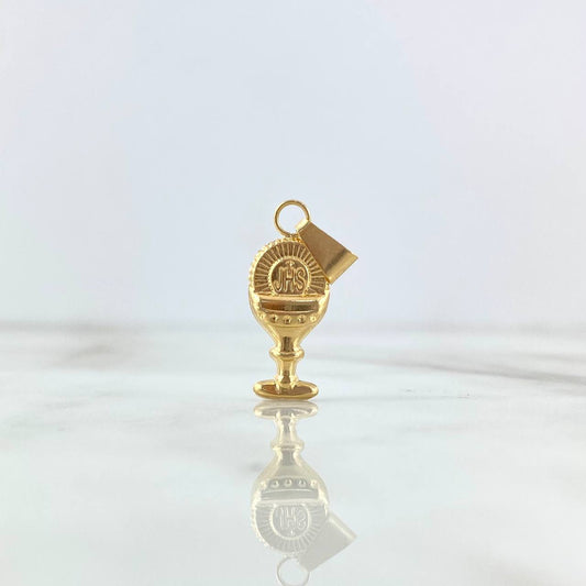 Pendant Chalice 1gr / 2.8cm / Yellow Gold Stamped