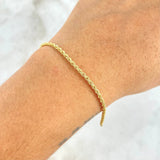 Bracelet Lazo 1.25gr / 19cm / 2.2mm Yellow Gold +3 18K *